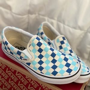 classic slip on checkered vans